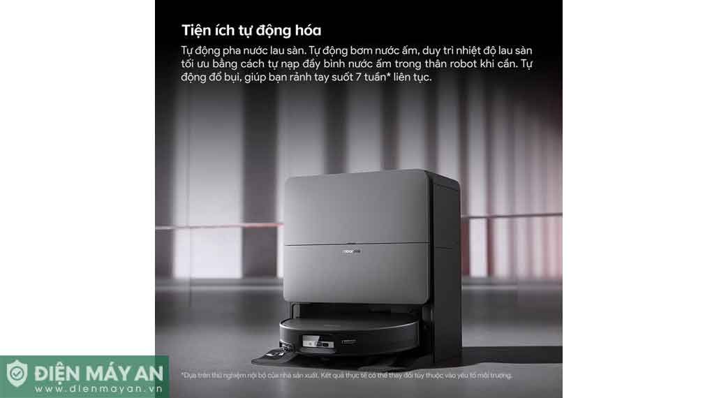 Robot hút bụi lau nhà Roborock Saros 20 Sonic 
